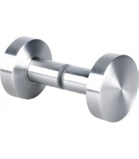 Poignée bouton disque inox brossé Poignée bouton disque inox brossé