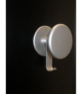 Patère PATOO argent mat