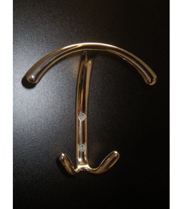 Patère Ancre chromé brillant