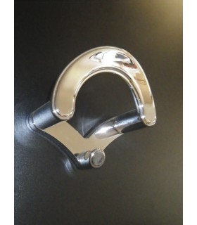 Patère Arche chromé brillant