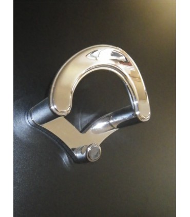 Patère Arche chromé brillant