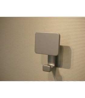 Patère Dés argent mat