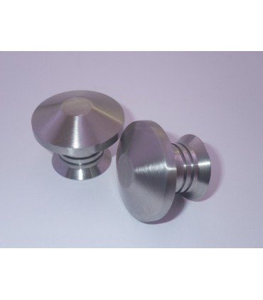 Bouton série I125 inox brossé