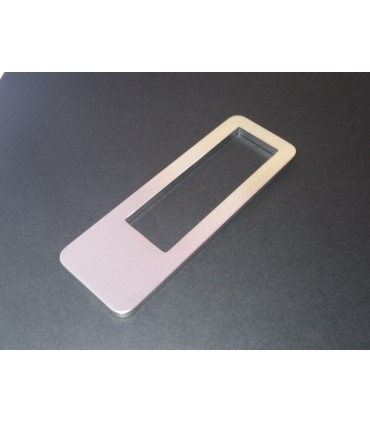 Set de deux poignées série Sly rectangulaires 1 découpe