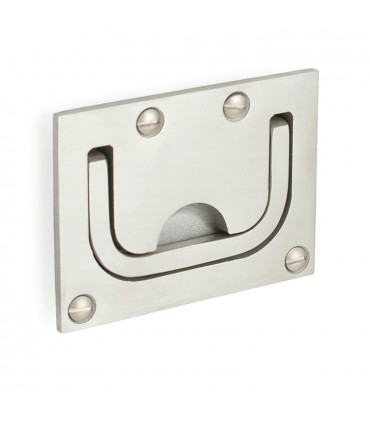 Poignée affleurante inox brossé