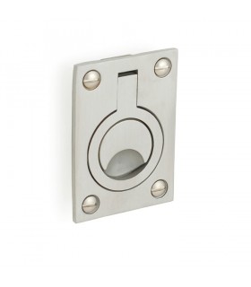 Poignée affleurante inox brossé