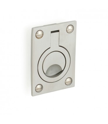 Poignée affleurante inox brossé