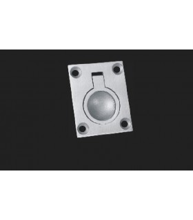 Poignée affleurante inox brossé