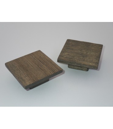 Poignée et bouton série Nature brun clair