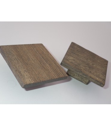 Poignée et bouton série Nature brun clair