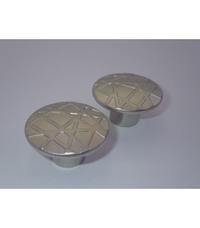 bouton série Cross nickel satiné bouton série Cross nickel satiné