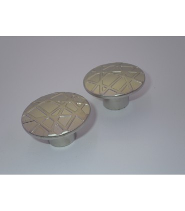 bouton série Cross nickel satiné
