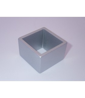 Poignée série Void argent mat