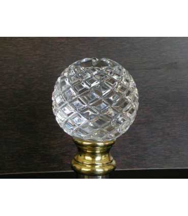 Boule d'escalier tbl12 en Cristal ciselé main