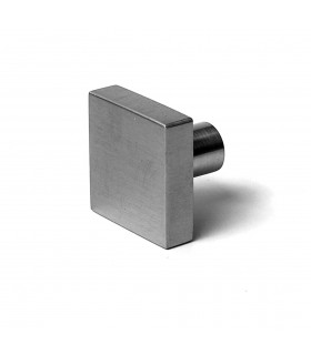 Bouton carré inox brossé série i.437