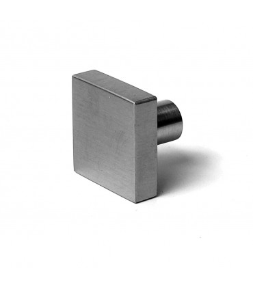 Bouton carré inox brossé série i.437