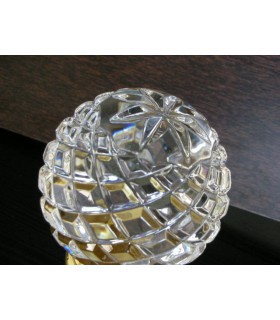 Boule d'escalier tbl12 en Cristal ciselé main Boule d'escalier tbl12 en Cristal ciselé main