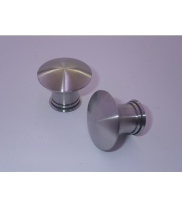 Bouton série i.127 inox brossé