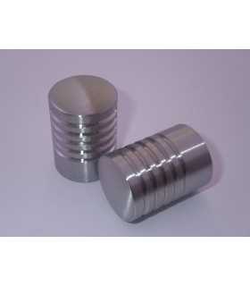Bouton série i.327 inox brossé