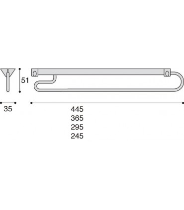 Porte cintres escamotable technique