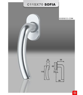 Poignée de fenêtre série Sofia a gauche Poignée de fenêtre série Sofia a gauche