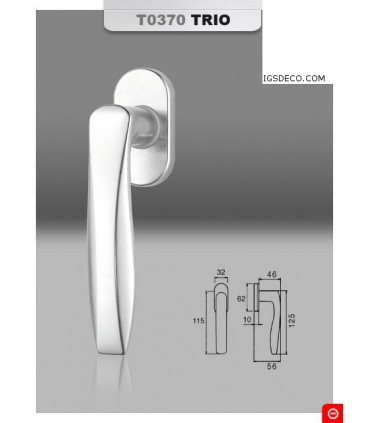 Poignée de fenêtre série Trio