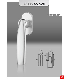 Poignée de fenêtre série Corus Poignée de fenêtre série Corus