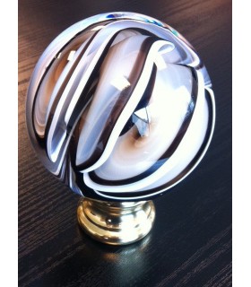 Boule de rampe d'escalier tbl35 en pâte de verre Boule de rampe d'escalier tbl35 en pâte de verre