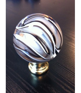 Boule de rampe d'escalier tbl35 en pâte de verre Boule de rampe d'escalier tbl35 en pâte de verre