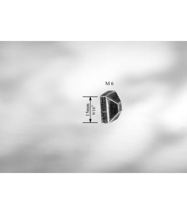 ECROU FORGE POINTE DE DIAMANT M6