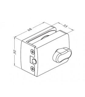 Serrure a bouton technique Serrure a bouton technique