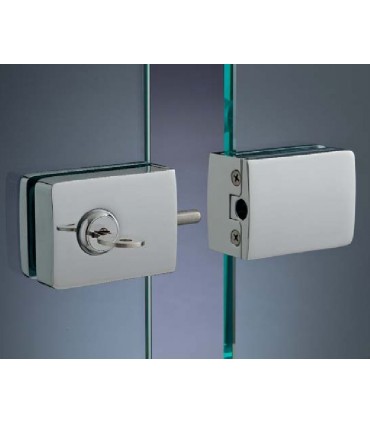 Serrure a clé avec gâche