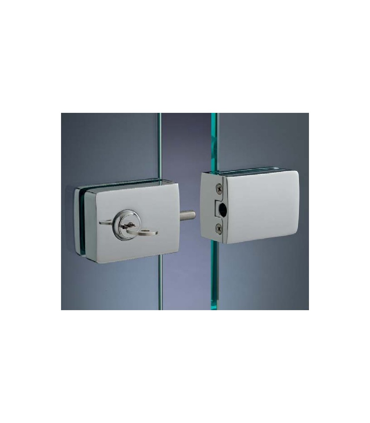 Serrure de porte coulissante -clef-lockset caché avec des clés