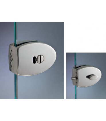 Serrure elliptique a bouton