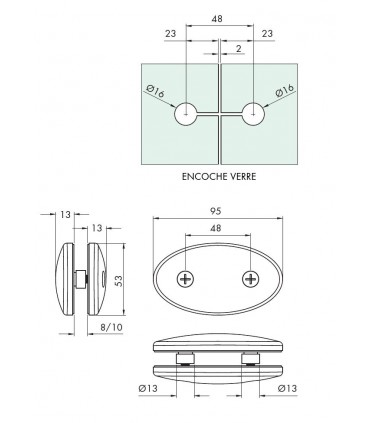 Fixation elliptique double technique