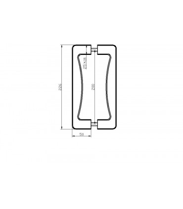 Poignée série Mar technique