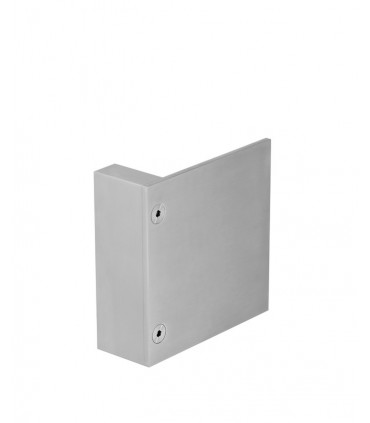 Poignée pavé 150 x 150 mm inox brossé