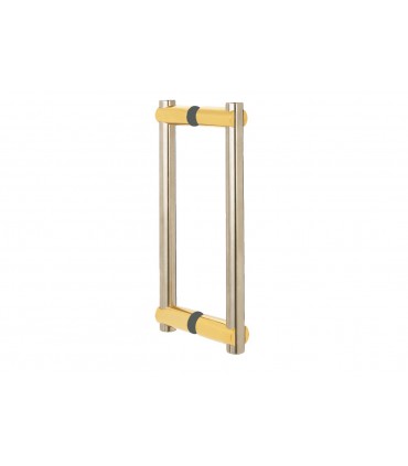 Poignée baton de maréchal inox et titane