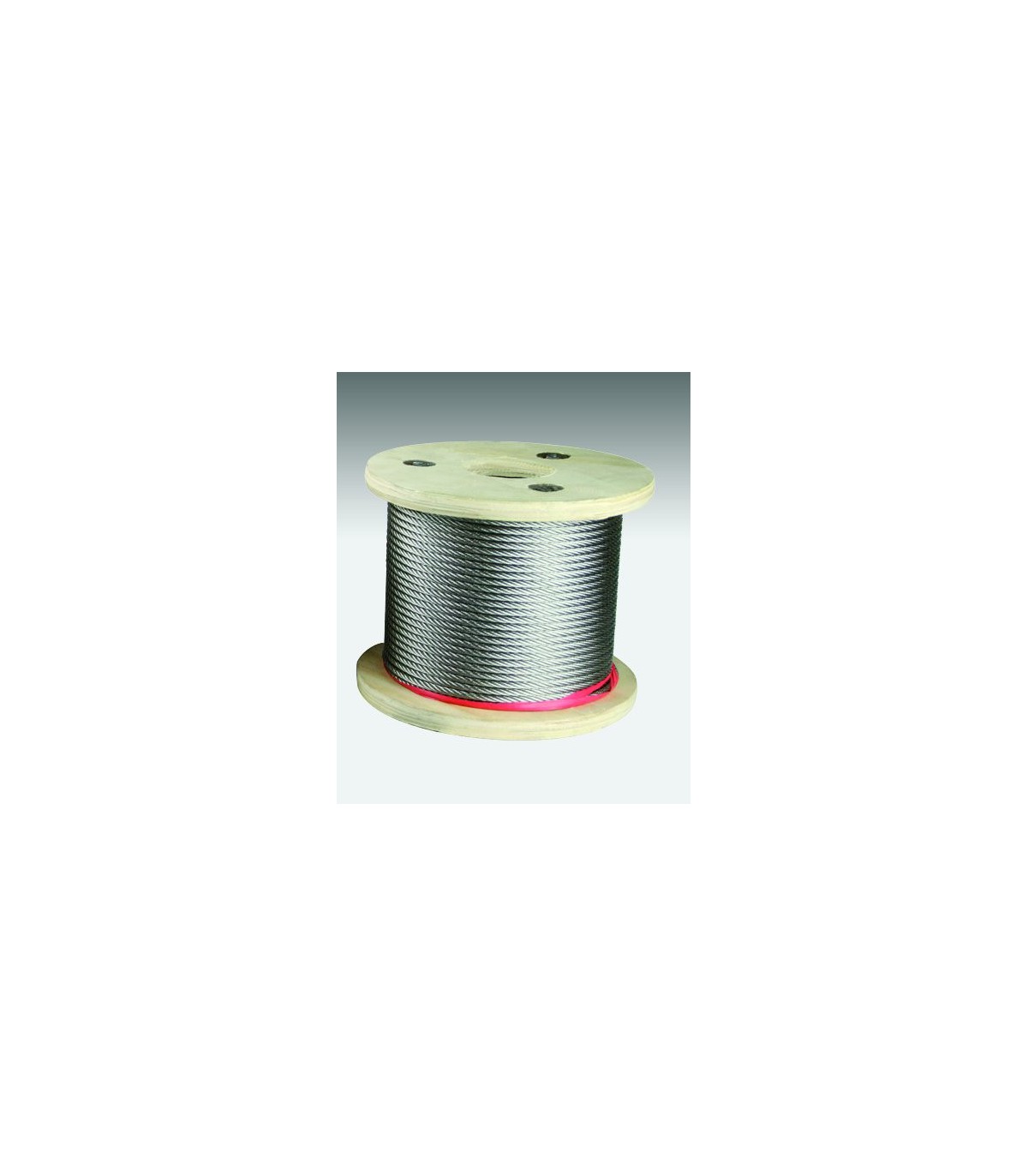 Câble Inox 316 Souple 7x19 – Diamètre 10 Mm – Couronne De 20 Mètres – Charge De Rupture ~5000 Kg