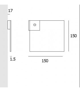 Pictogramme inox 150 x 150 mm technique