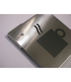Pictogramme inox 150 x 150 mm