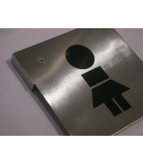 Pictogramme inox 150 x 150 mm