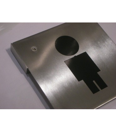 Pictogramme inox 150 x 150 mm