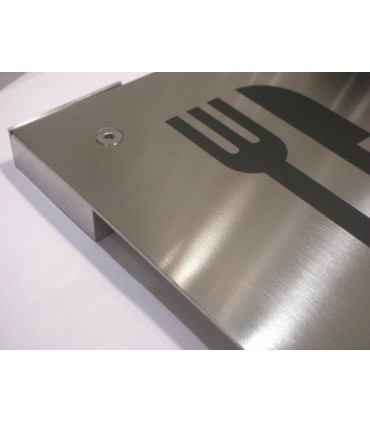 Pictogramme inox 150 x 150 mm