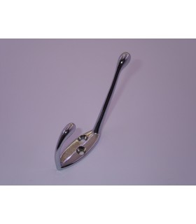 Crochet double chromé brillant