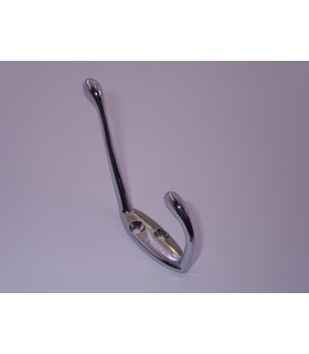 Crochet double chromé brillant