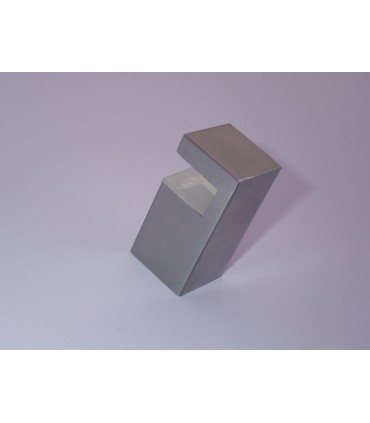 Fixation miroir Quadra inox brossé