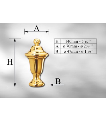 Elément décoratif pour départ de rampe d'escalier