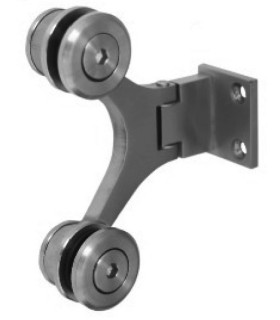 Spider charniére 2 branches inox brossé Spider charniére 2 branches inox brossé