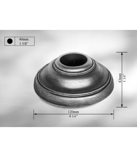 Cache scellement en fonte grise pour Ø 40 mm Cache scellement en fonte grise pour Ø 40 mm